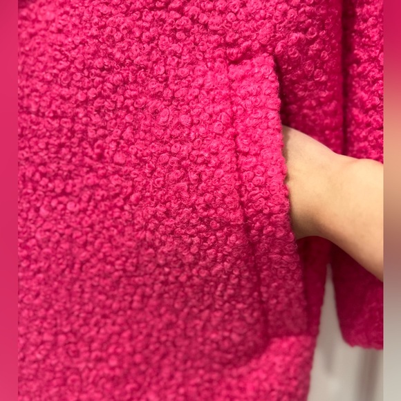 NVLT Flat Bouclé Overcoat Size Large - Picture 11 of 11